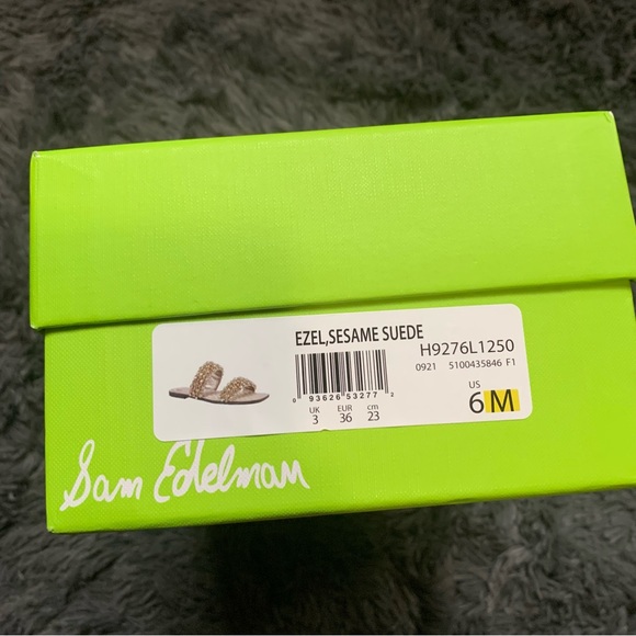 ▪️NIB Sam Edelman Ezel Embellished Two Strap Slide Sandal - Picture 10 of 10